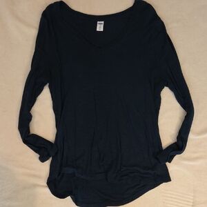 Old Navy Women's Black Long Sleeve Tee